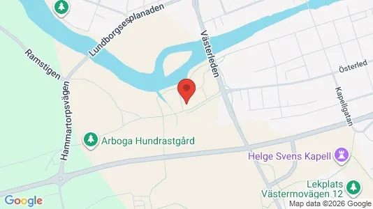 Bostadsrätter till salu i Arboga - kort over placeringen