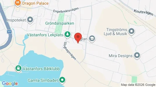 Bostadsrätter till salu i Fagersta - kort over placeringen