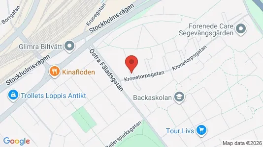 Lägenheter att hyra i Kirseberg - kort over placeringen