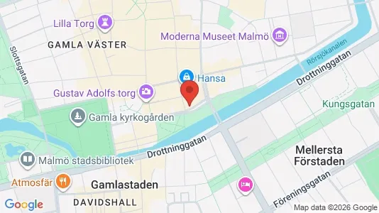 Lägenheter att hyra i Malmö Centrum - kort over placeringen