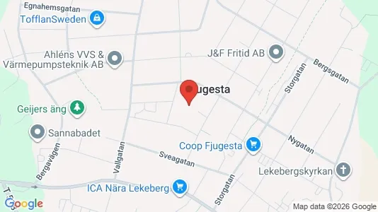 Lägenheter att hyra i Lekeberg - kort over placeringen