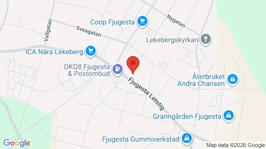 Lägenheter att hyra i Lekeberg - kort over placeringen