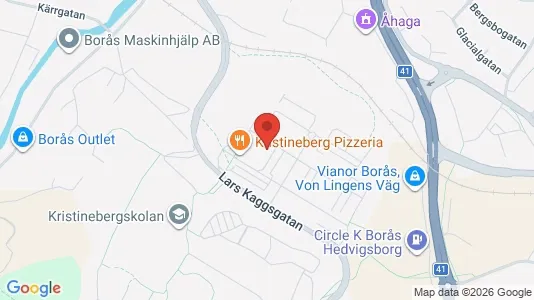 Lägenheter att hyra i Borås - kort over placeringen