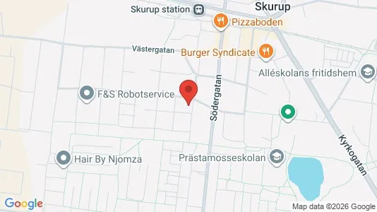 Lägenheter att hyra i Skurup - kort over placeringen