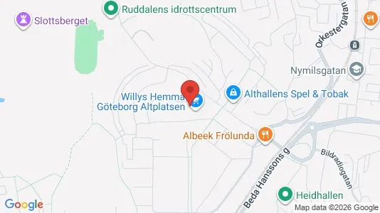 Lägenheter till salu i Askim-Frölunda-Högsbo - kort over placeringen