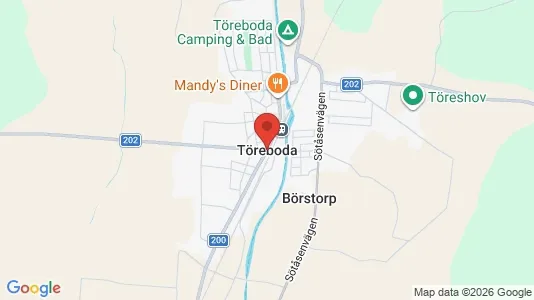Hus till salu i Töreboda - Bild från Google Street View