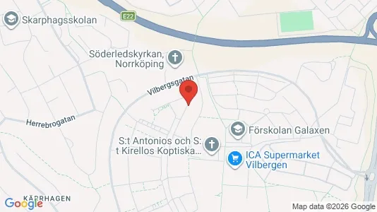 Lägenheter till salu i Norrköping - kort over placeringen
