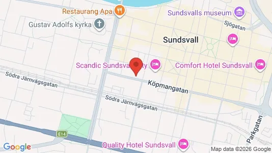 Lägenheter att hyra i Sundsvall - Bild från Google Street View