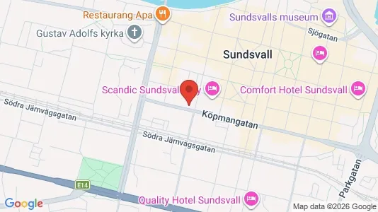 Lägenheter att hyra i Sundsvall - Bild från Google Street View