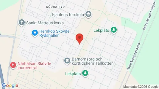 Lägenheter att hyra i Skövde - Bild från Google Street View