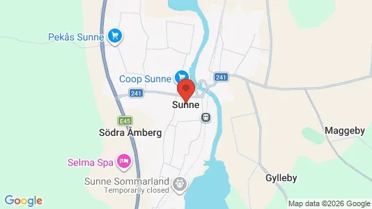 Hus till salu i Sunne - Bild från Google Street View