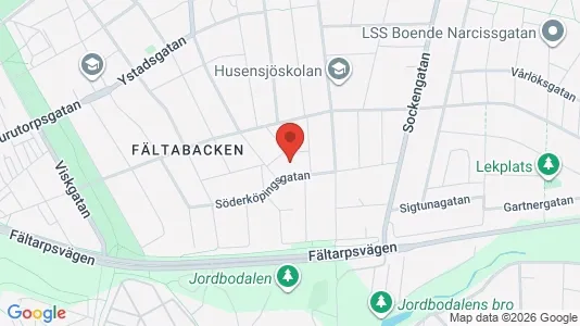 Lägenheter att hyra i Helsingborg - kort over placeringen