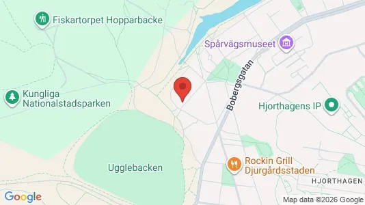 Lägenheter att hyra i Gärdet/Djurgården - kort over placeringen