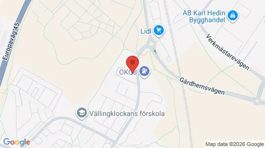 Lägenheter att hyra i Trollhättan - kort over placeringen