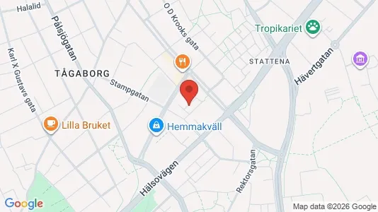 Lägenheter att hyra i Helsingborg - kort over placeringen