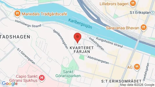 Lägenheter till salu i Kungsholmen - kort over placeringen