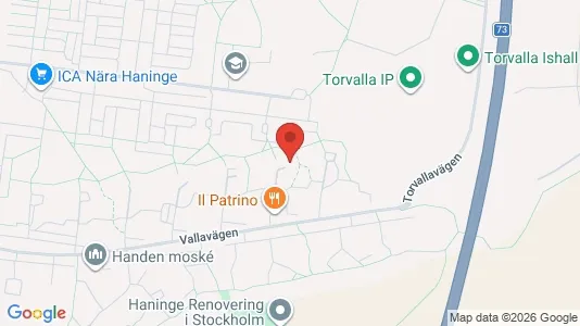 Lägenheter till salu i Haninge - kort over placeringen