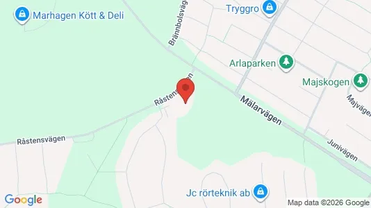 Lägenheter till salu i Järfälla - kort over placeringen