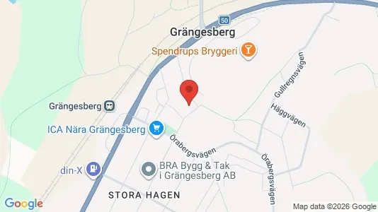 Lägenheter att hyra i Ludvika - kort over placeringen
