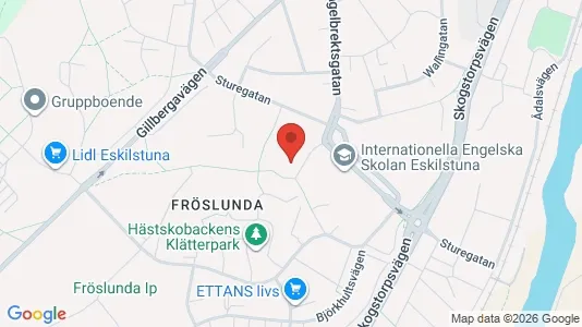 Lägenheter att hyra i Eskilstuna - kort over placeringen