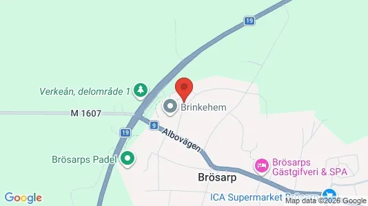 Lägenheter att hyra i Tomelilla - kort over placeringen