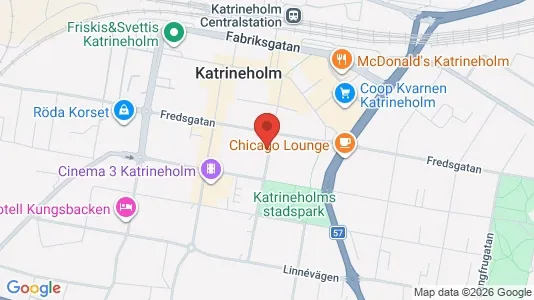 Lägenheter att hyra i Katrineholm - kort over placeringen
