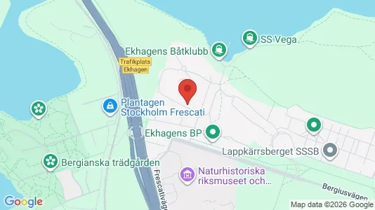 Bostadsrätter till salu i Östermalm - kort over placeringen