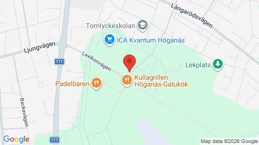 Lägenheter att hyra i Höganäs - kort over placeringen