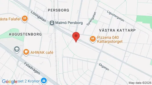 Bostadsrätter till salu i Malmö Centrum - kort over placeringen