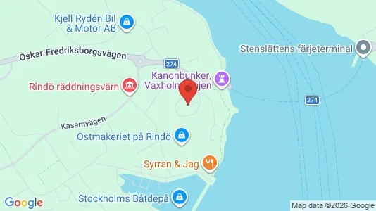 Lägenheter till salu i Vaxholm - kort over placeringen