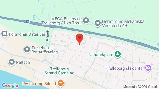 Lägenheter till salu i Trelleborg - kort over placeringen