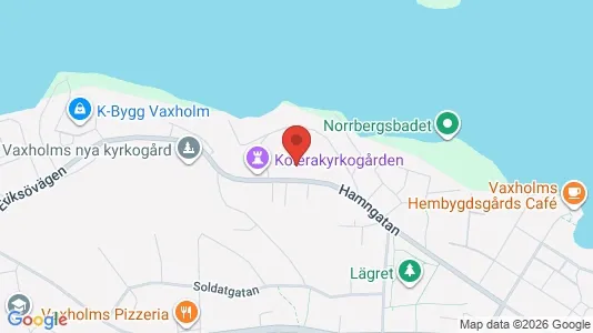 Lägenheter till salu i Vaxholm - kort over placeringen