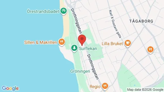 Lägenheter till salu i Helsingborg - kort over placeringen