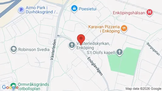 Lägenheter till salu i Enköping - kort over placeringen