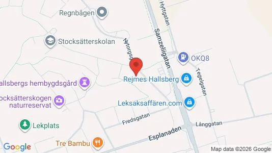Lägenheter att hyra i Hallsberg - kort over placeringen