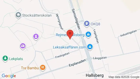 Lägenheter att hyra i Hallsberg - kort over placeringen