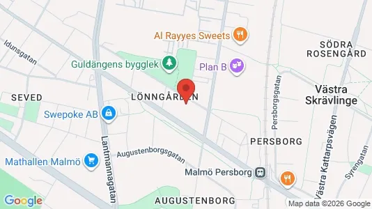 Lägenheter att hyra i Malmö Centrum - kort over placeringen