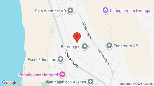 Lägenheter att hyra i Leksand - kort over placeringen