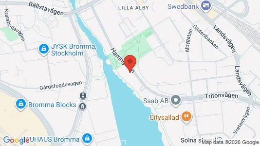 Lägenheter till salu i Sundbyberg - kort over placeringen