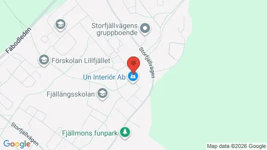 Lägenheter till salu i Östersund - kort over placeringen