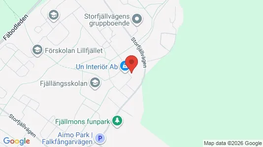 Lägenheter till salu i Östersund - kort over placeringen