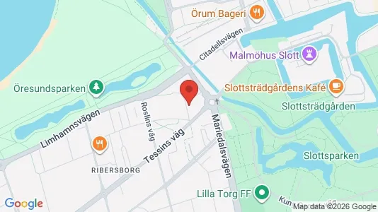 Lägenheter att hyra i Malmö Centrum - kort over placeringen