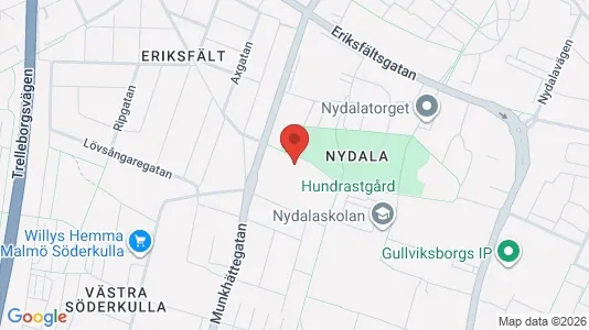 Bostadsrätter till salu i Malmö Centrum - kort over placeringen