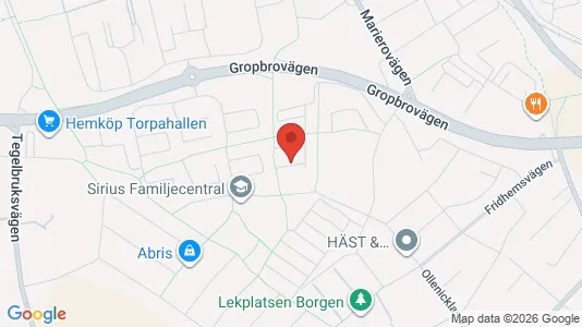 Lägenheter till salu i Vänersborg - kort over placeringen