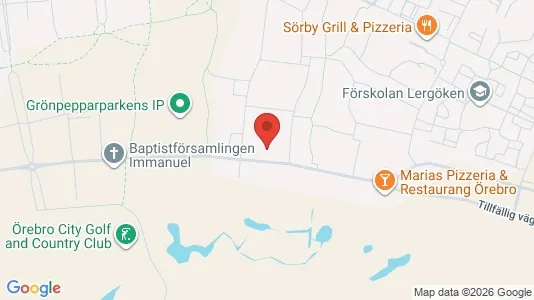 Lägenheter att hyra i Örebro - kort over placeringen