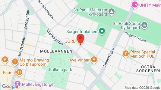 Lägenheter till salu i Malmö Centrum - kort over placeringen