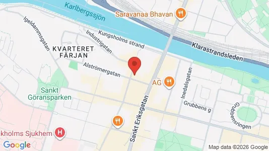 Lägenheter till salu i Kungsholmen - kort over placeringen