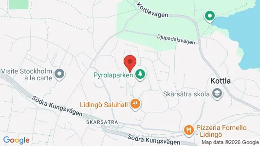 Lägenheter till salu i Lidingö - kort over placeringen