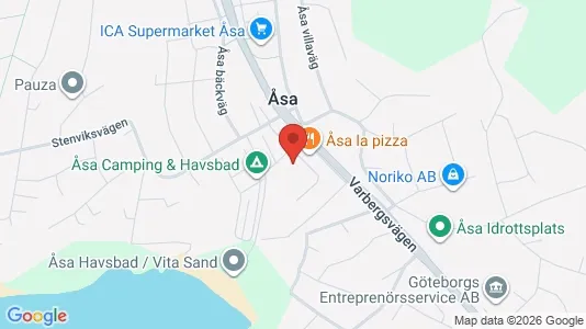 Lägenheter att hyra i Kungsbacka - kort over placeringen