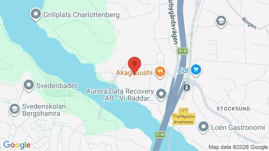 Bostadsrätter till salu i Danderyd - kort over placeringen